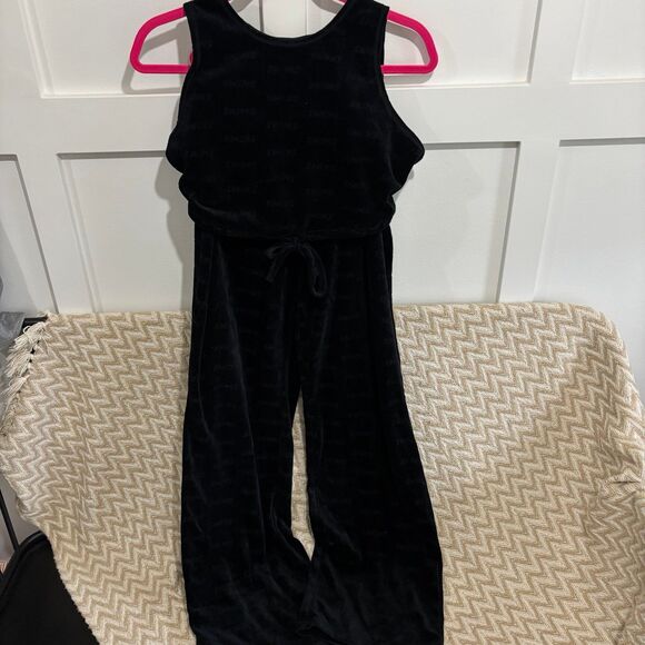 SKIMS Velour Logo Cropped Tank Pants Lounge Set - Picture 3 of 9